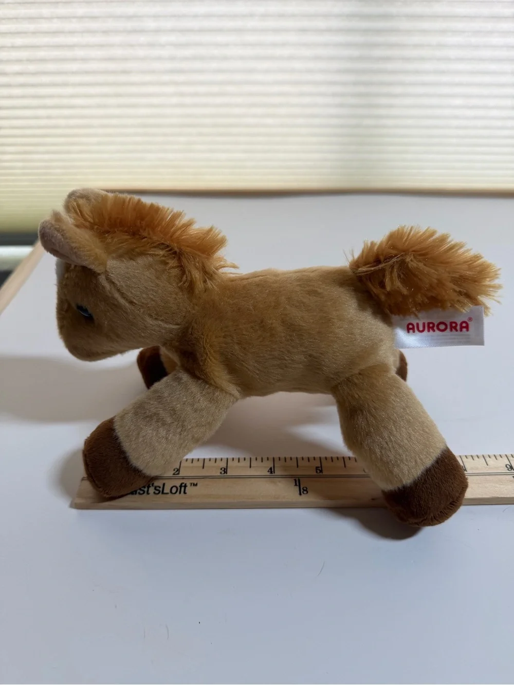 Aurora Plush Giraffe two horses. Mini Flopsie Gigi giraffe Prancer horse Gypsie